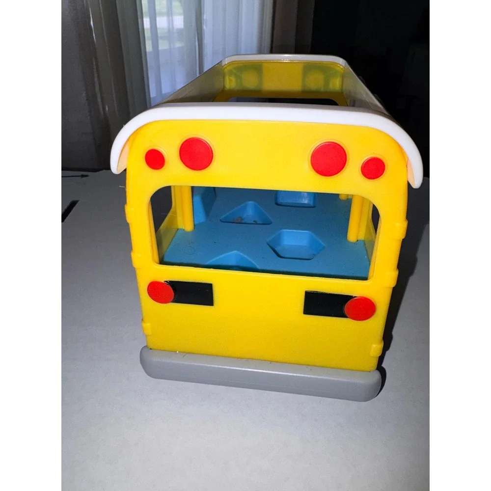 CoComelon Musical Yellow School Bus Shape Sorter Toy Jada Toys‎ Moonbug 33727